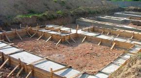 Классический ленточный фундамент