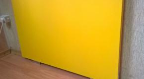 Цветной конвектор в желтом варианте